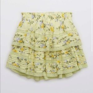 Aerie rock n ruffle skirt xs